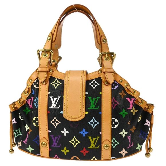 Louis Vuitton Black Monogram Multicolor Theda PM Handbag M92346 FL0064 184655 - Picture 8 of 11